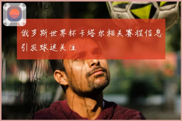 俄罗斯世界杯卡塔尔相关赛程信息引发球迷关注
